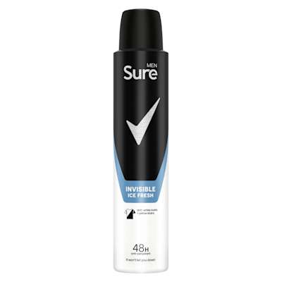 Sure Invisible Ice Antip Deodorant 200ml Sure Invisible Ice Antip Deodorant 200ml
