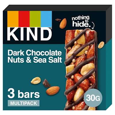 Kind Dark Choc Nuts & Sea Salt 3x30g Kind Dark Choc Nuts & Sea Salt 3x30g