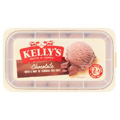 Kelly's Chocolate Sea Salt Ice Cream 950ml Kelly's Chocolate Sea Salt Ice Cream 950ml