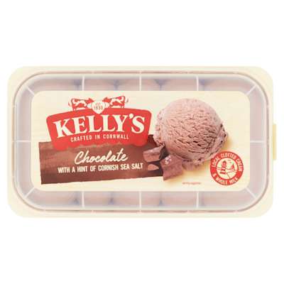 Kelly's Chocolate Sea Salt Ice Cream 950ml Kelly's Chocolate Sea Salt Ice Cream 950ml
