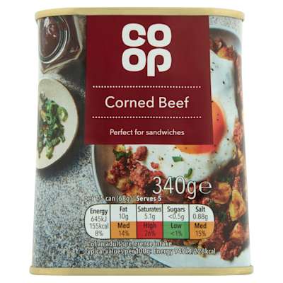 Co-op Corned Beef 340g Co-op Corned Beef 340g