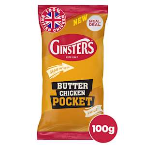 Ginsters Butter Chicken Pocket 100g Ginsters Butter Chicken Pocket 100g