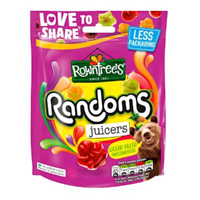 Rowntree’s Randoms Juicers Pouch 140g Rowntree’s Randoms Juicers Pouch 140g