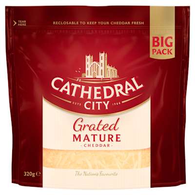 Cathedral City Grated Cheddar 320g Cathedral City Grated Cheddar 320g