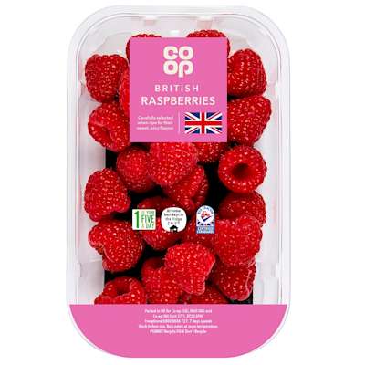 Co-op Raspberries 125g Co-op Raspberries 125g