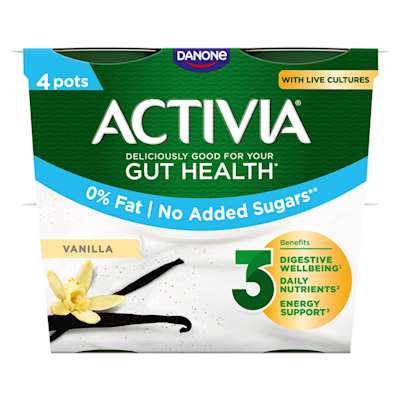 Danone Activia Vanilla 0% 4x115g Danone Activia Vanilla 0% 4x115g