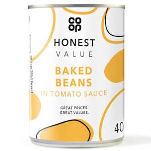 Co-op Honest Value Baked Beans 400g Co-op Honest Value Baked Beans 400g