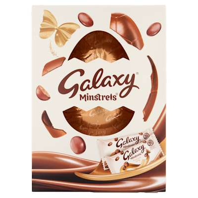 Galaxy Minstrels Large Easter Egg 204g Galaxy Minstrels Large Easter Egg 204g