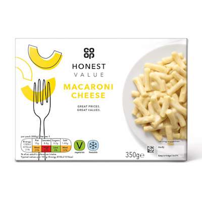 Co-op Honest Value Macaroni Cheese 350g Co-op Honest Value Macaroni Cheese 350g