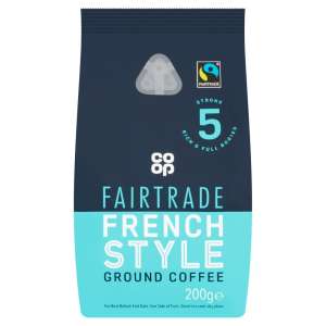 Co-op Fairtrade French Roast and Ground Coffee 200g