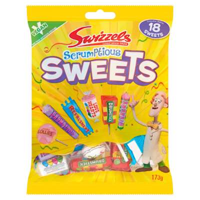 Swizzels Vegan Friendly Scrumptious Sweets Bag 173g Swizzels Vegan Friendly Scrumptious Sweets Bag 173g