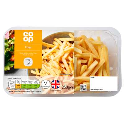Co-op Fries 250g Co-op Fries 250g