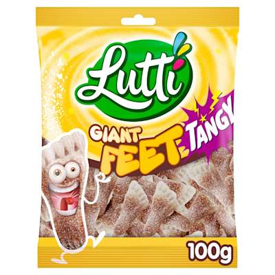 Lutti Giant Feet Tangy 100G Lutti Giant Feet Tangy 100G