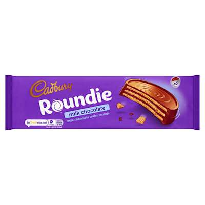Cadbury Roundie Milk Chocolate Biscuits Cadbury Roundie Milk Chocolate Biscuits