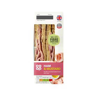 Co-op Ham & Mustard Sandwich Co-op Ham & Mustard Sandwich