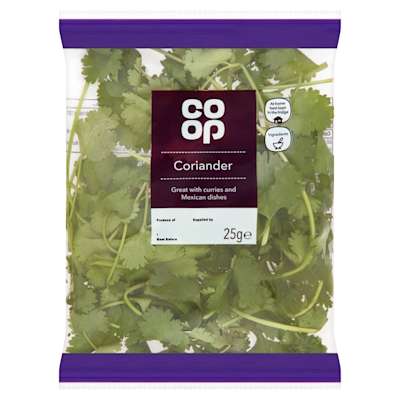 Co-op Fresh Coriander 25g Co-op Fresh Coriander 25g