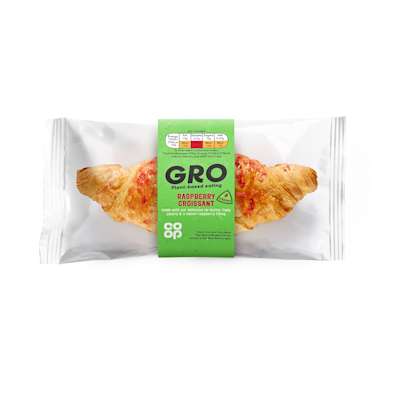 GRO Vegan Raspberry Croissant 40g GRO Vegan Raspberry Croissant 40g