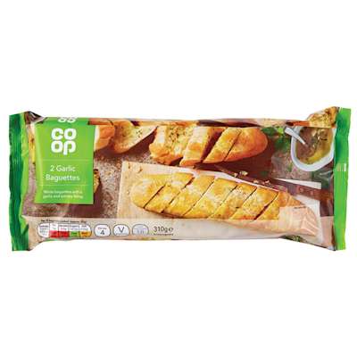 Co-op Garlic Baguettes 310g Co-op Garlic Baguettes 310g