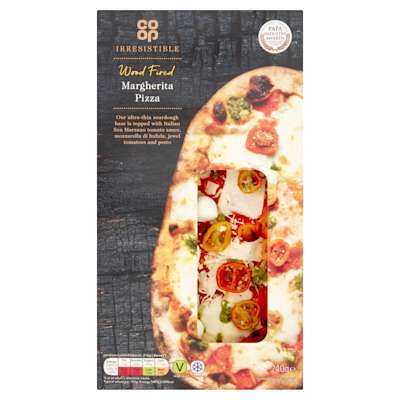 Co-op Irresistible Margherita Pizza 240g Co-op Irresistible Margherita Pizza 240g