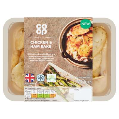 Co-op Traditional Chicken and Ham Bake 400g Co-op Traditional Chicken and Ham Bake 400g