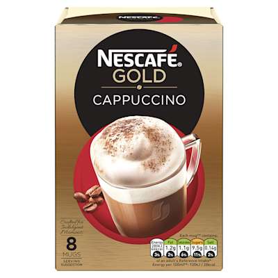 Nescafe Gold Cappuccino 8 Sachets Nescafe Gold Cappuccino 8 Sachets