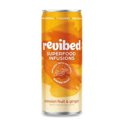 Revibed Drinks Passionfruit & Ginger 250ml Revibed Drinks Passionfruit & Ginger 250ml