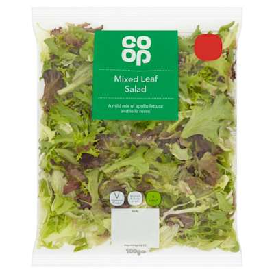 Co-op Mixed Leaf Salad 100g Co-op Mixed Leaf Salad 100g