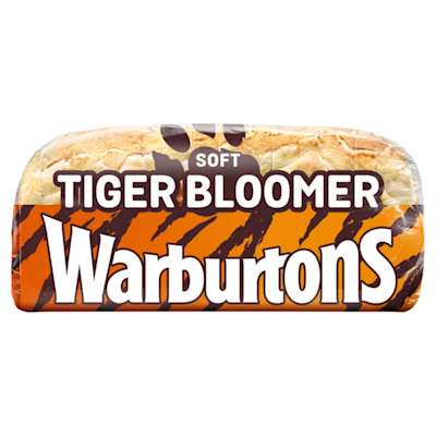 Warburtons Thick Slice Soft Tiger Bloomer 600g Warburtons Thick Slice Soft Tiger Bloomer 600g