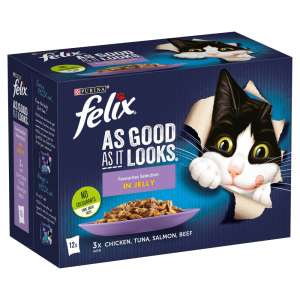 Felix As Good As It Looks Favourites In Jelly Cat Food 12x100g