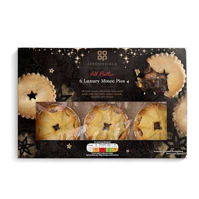 Co-op Irresistible 6 Luxury Mince Pies Co-op Irresistible 6 Luxury Mince Pies