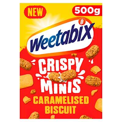 Weetabix Minis Caramelised Biscuit 500g Weetabix Minis Caramelised Biscuit 500g