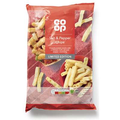 Co-op Limited Edition Salt & Pepper Fries 100g Co-op Limited Edition Salt & Pepper Fries 100g