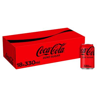 Coca Cola Zero Sugar 18 x 330ml Coca Cola Zero Sugar 18 x 330ml