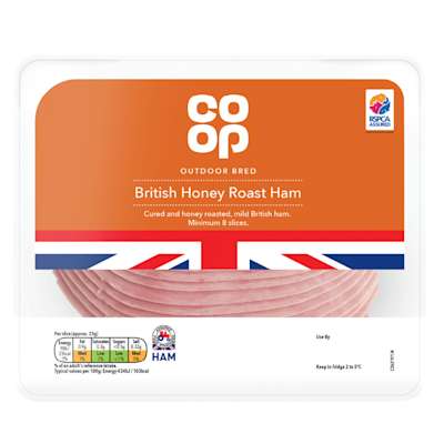 Co-op Mild Cure Honey Roast Ham 200g Co-op Mild Cure Honey Roast Ham 200g