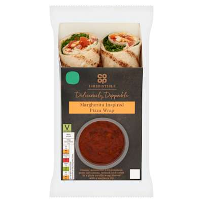 Co-op Irresistible Margherita Inspired Pizza Wrap Co-op Irresistible Margherita Inspired Pizza Wrap
