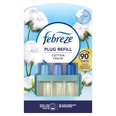 Febreze 3volution Plug-in Refill Cotton Fresh 20ml Febreze 3volution Plug-in Refill Cotton Fresh 20ml