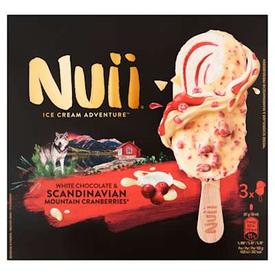Nuii White Chocolate & Scandinavian Mountain Berries 3 x 90ml Nuii White Chocolate & Scandinavian Mountain Berries 3 x 90ml