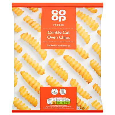 Co-op Crinkle Cut Oven Chips 750g Co-op Crinkle Cut Oven Chips 750g