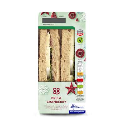 Co-op Brie and Cranberry Sandwich Co-op Brie and Cranberry Sandwich