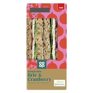 Co-op Brie & Cranberry Sandwich Co-op Brie & Cranberry Sandwich