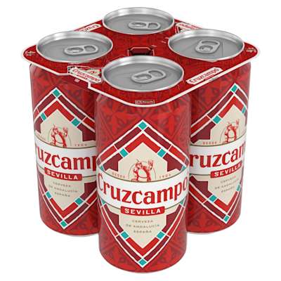 Cruzcampo Cans 4x440ml Cruzcampo Cans 4x440ml