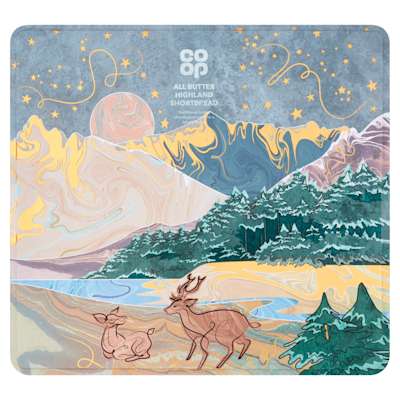 Co-op All Butter Highland Shortbread Tin 450g Co-op All Butter Highland Shortbread Tin 450g