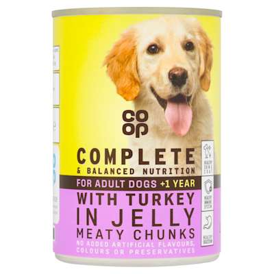 Co-op Meaty Chunks in Jelly with Turkey 400g Co-op Meaty Chunks in Jelly with Turkey 400g