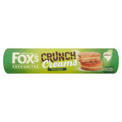 Fox's Ginger Crunch Creams Biscuits 200g Fox's Ginger Crunch Creams Biscuits 200g