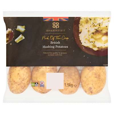 Co-op Irresistible Mashing Potatoes 1.5kg Co-op Irresistible Mashing Potatoes 1.5kg