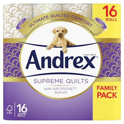 Andrex Ultimate Quilts 16 Rolls Andrex Ultimate Quilts 16 Rolls