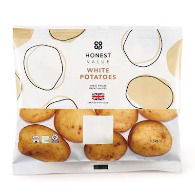 Co-op Honest Value Potatoes 1.5kg Co-op Honest Value Potatoes 1.5kg