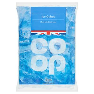 Co-op Ice cubes 2kg Co-op Ice cubes 2kg