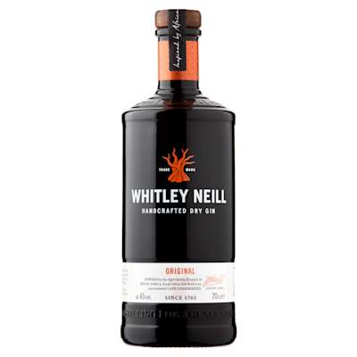 Whitley Neill Handcrafted Dry Gin 70cl Whitley Neill Handcrafted Dry Gin 70cl