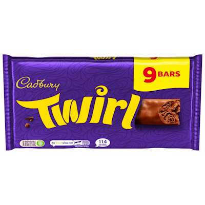 Cadbury Twirl Chocolate Bar 193.5g Cadbury Twirl Chocolate Bar 193.5g